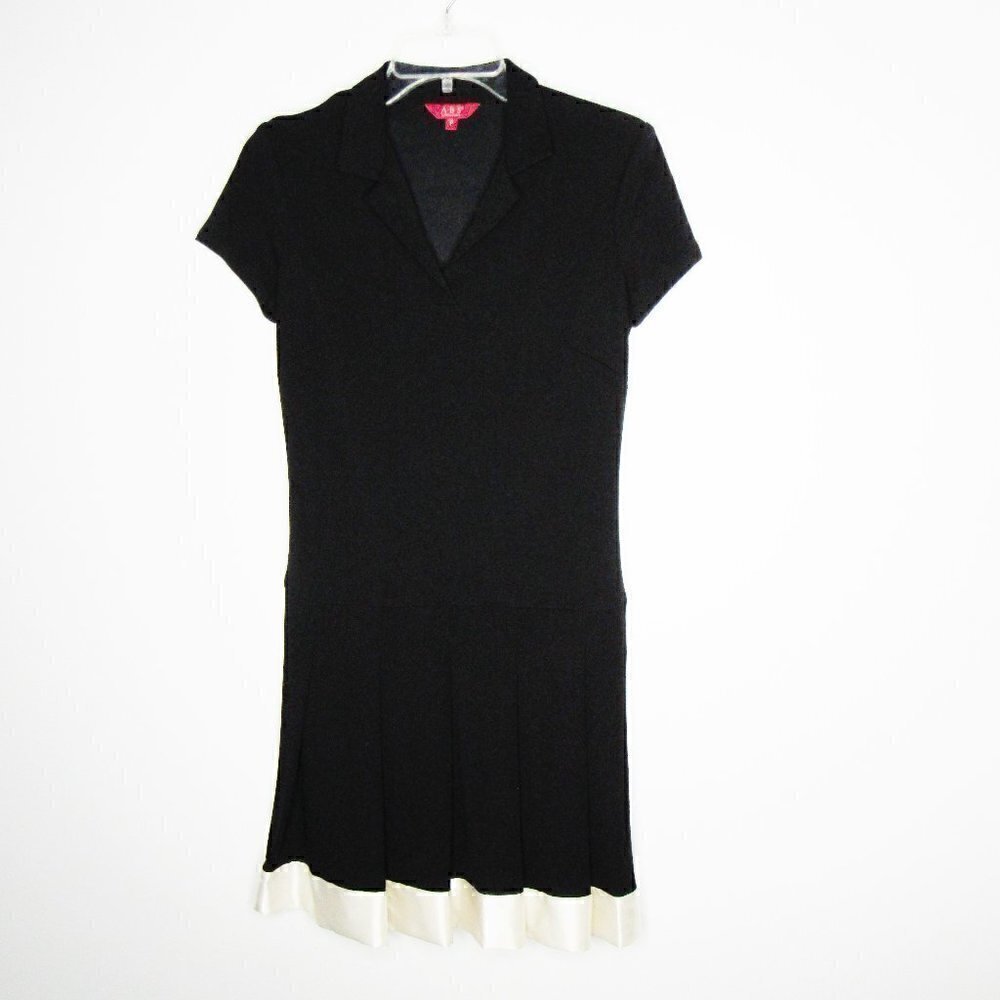 A.B.S. by Allen Schwartz - Dropped Waist Pleated Dress - Petite